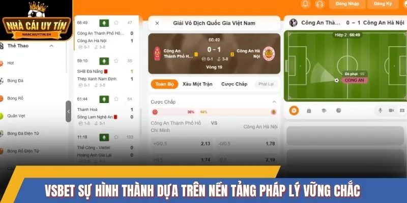 VSBET Sự hình thành dựa trên nền tảng pháp lý vững chắc
